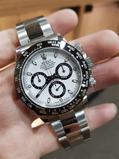 rolex daytona panda size|Rolex daytona panda for sale.